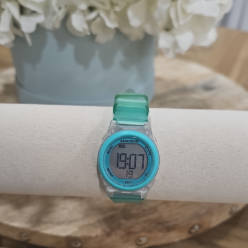 Armitron Smartwatch - Teal and Clear